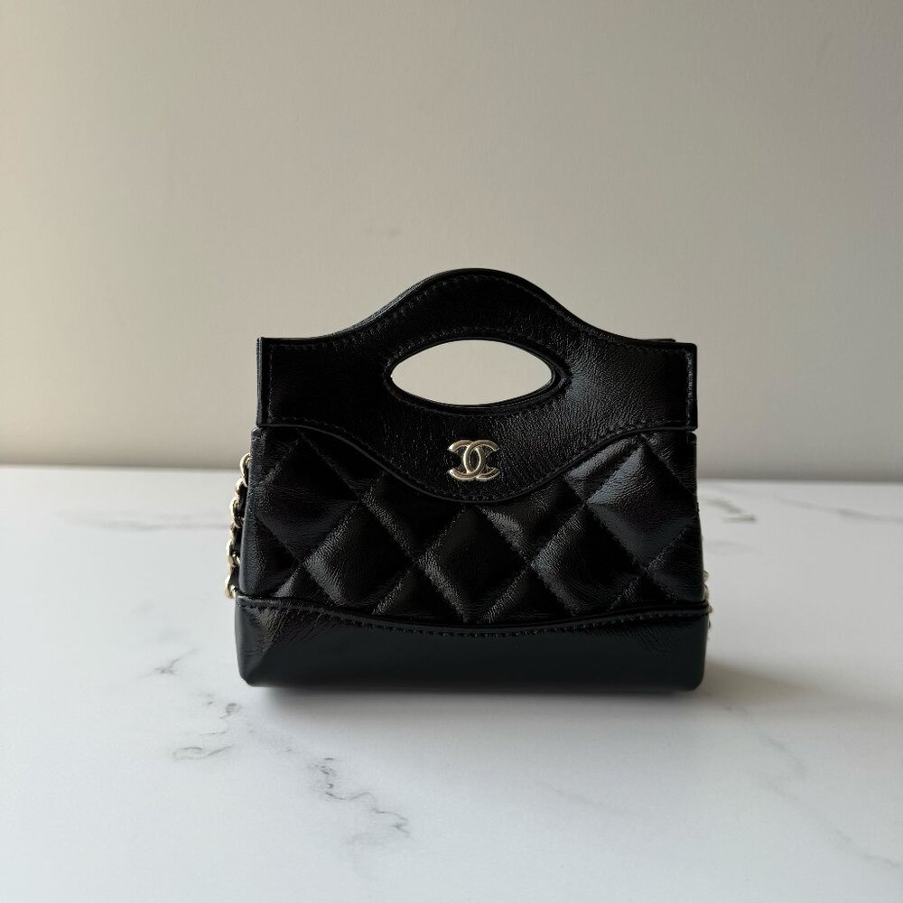 Chanel Micro Clutch on Chain
